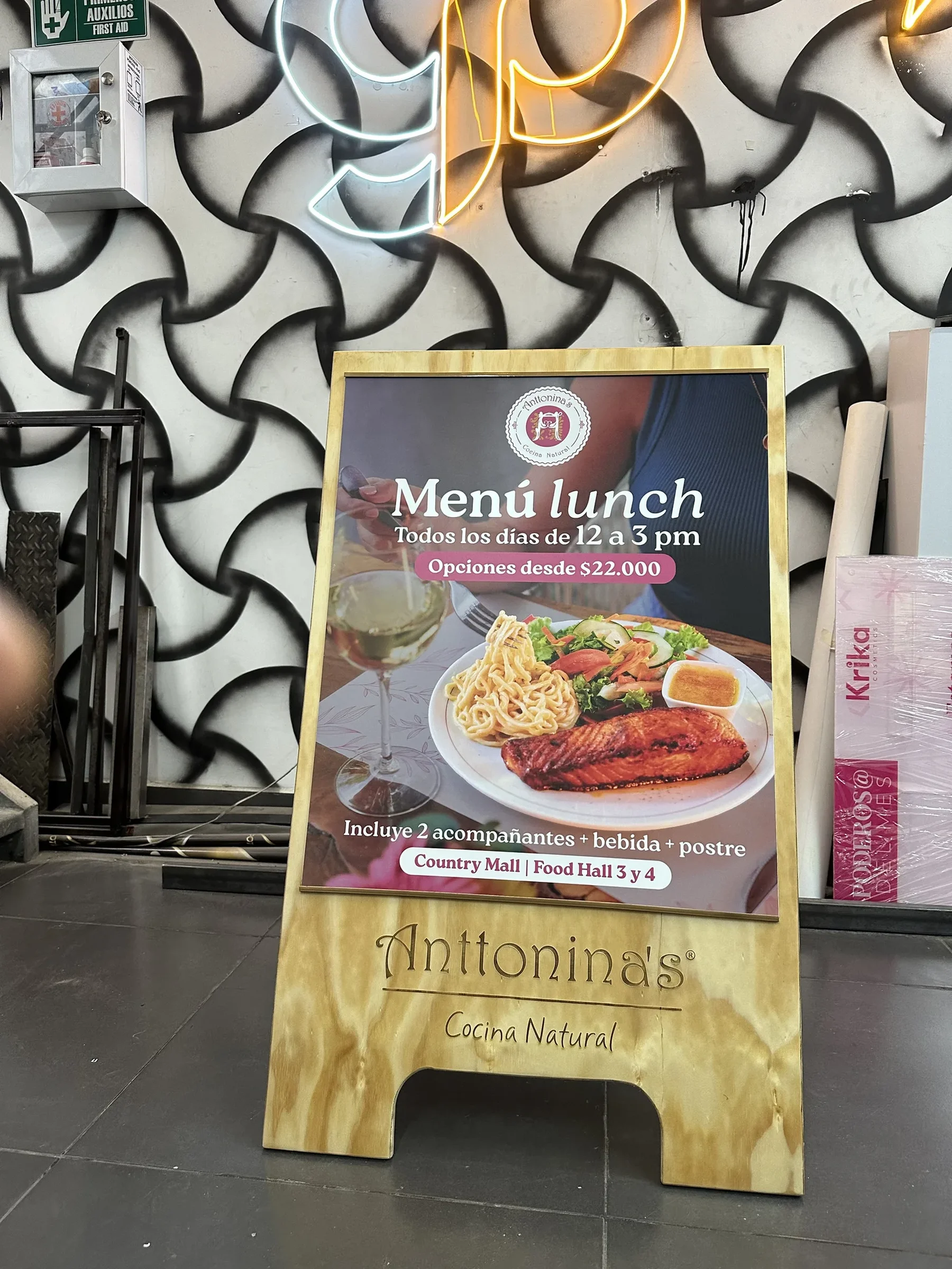 Anttonina´s · Menú Lunch