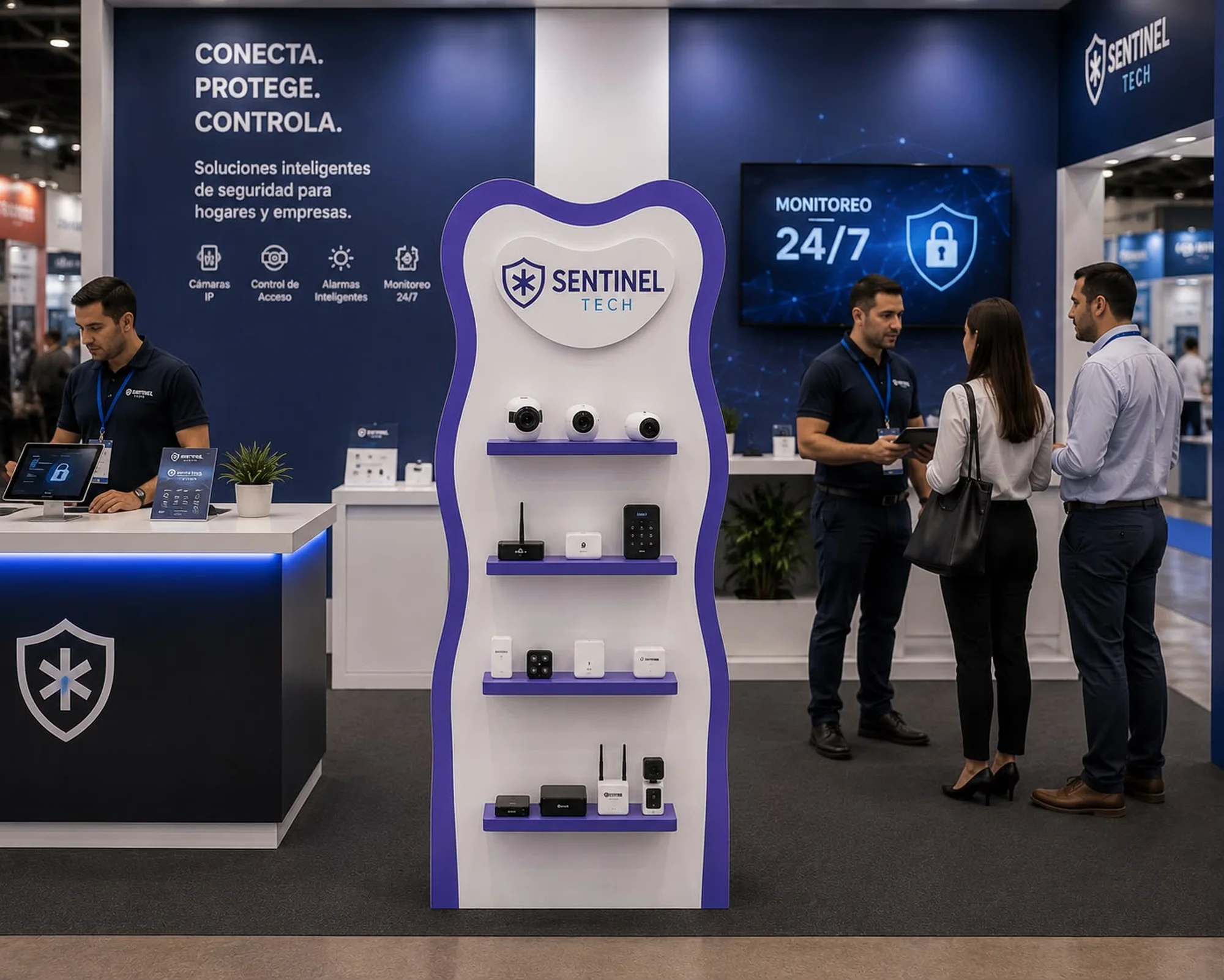 Exhibidor Portable Onda